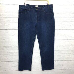 Weatherproof Men's Flannel Lined Jeans Straight Leg Stretch size 38 x 30